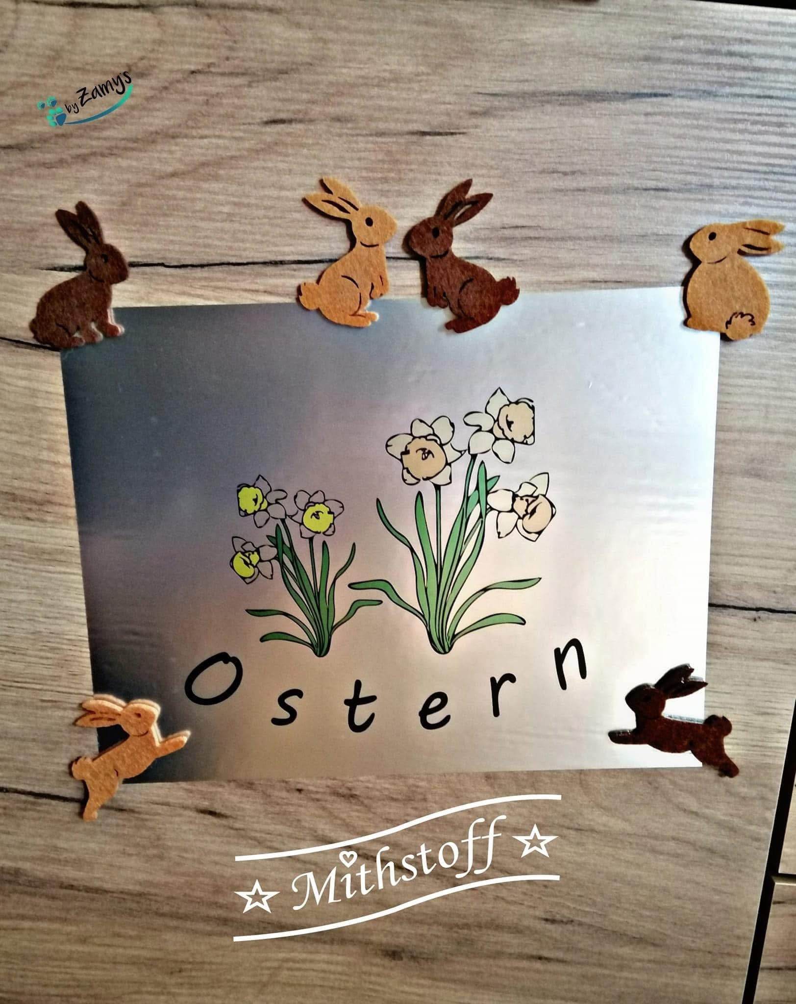 Plotterdatei - Osterglocken - Frühling - Ostern - SVG - DXF - PNG - Jpeg - Sewando