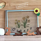 Plotterdatei - Osterglocken - Frühling - Ostern - SVG - DXF - PNG - Jpeg - Sewando