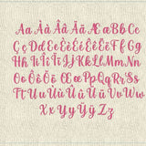 Stickdatei Schrift Französisch mit Herzen In Love 3 ca. 25mm Set 641 - Sewando