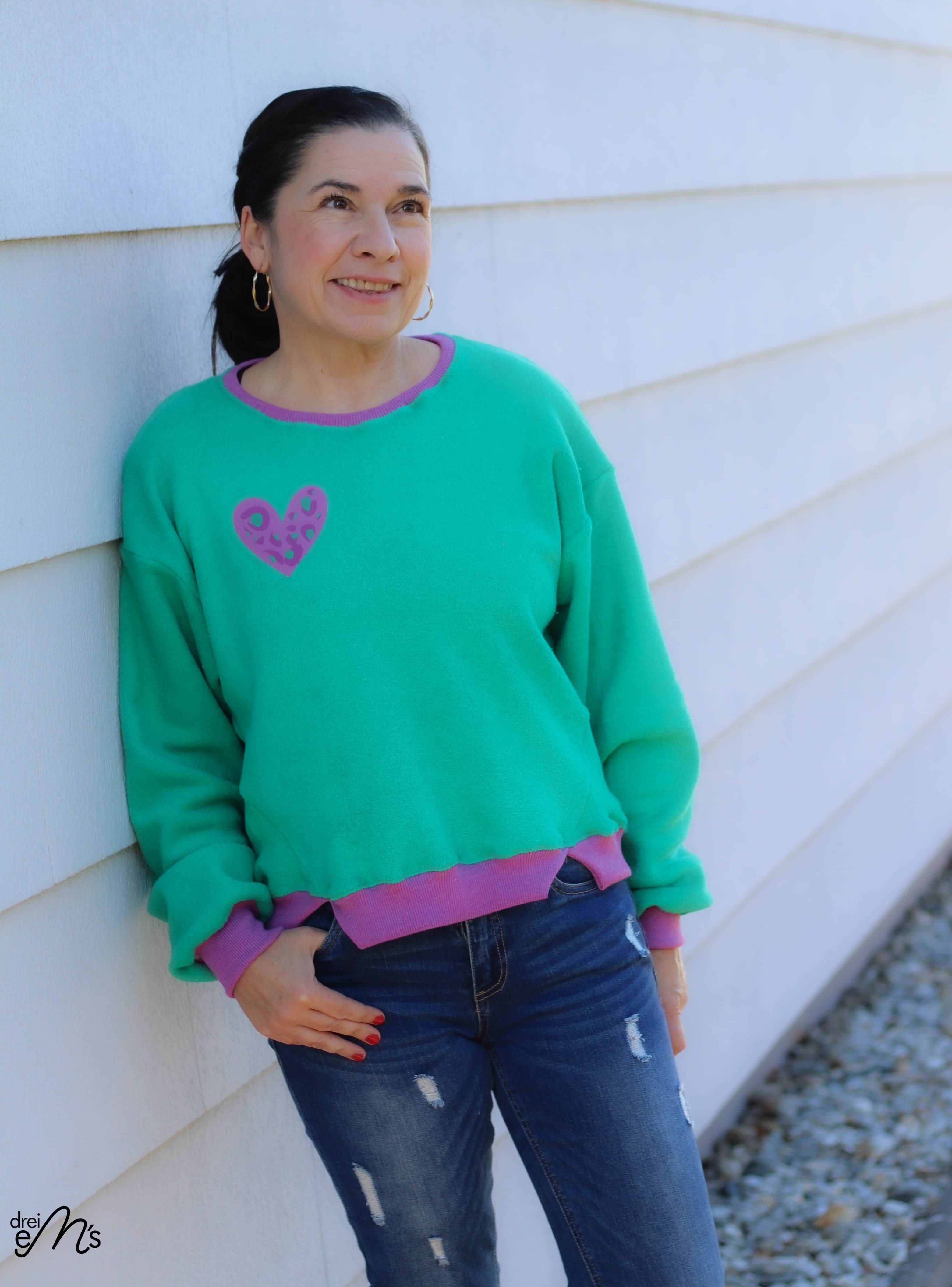 Schnittmuster Sweater RUBANO Gr. 32-56 inkl. gratis Plotterdatei : - Sewando