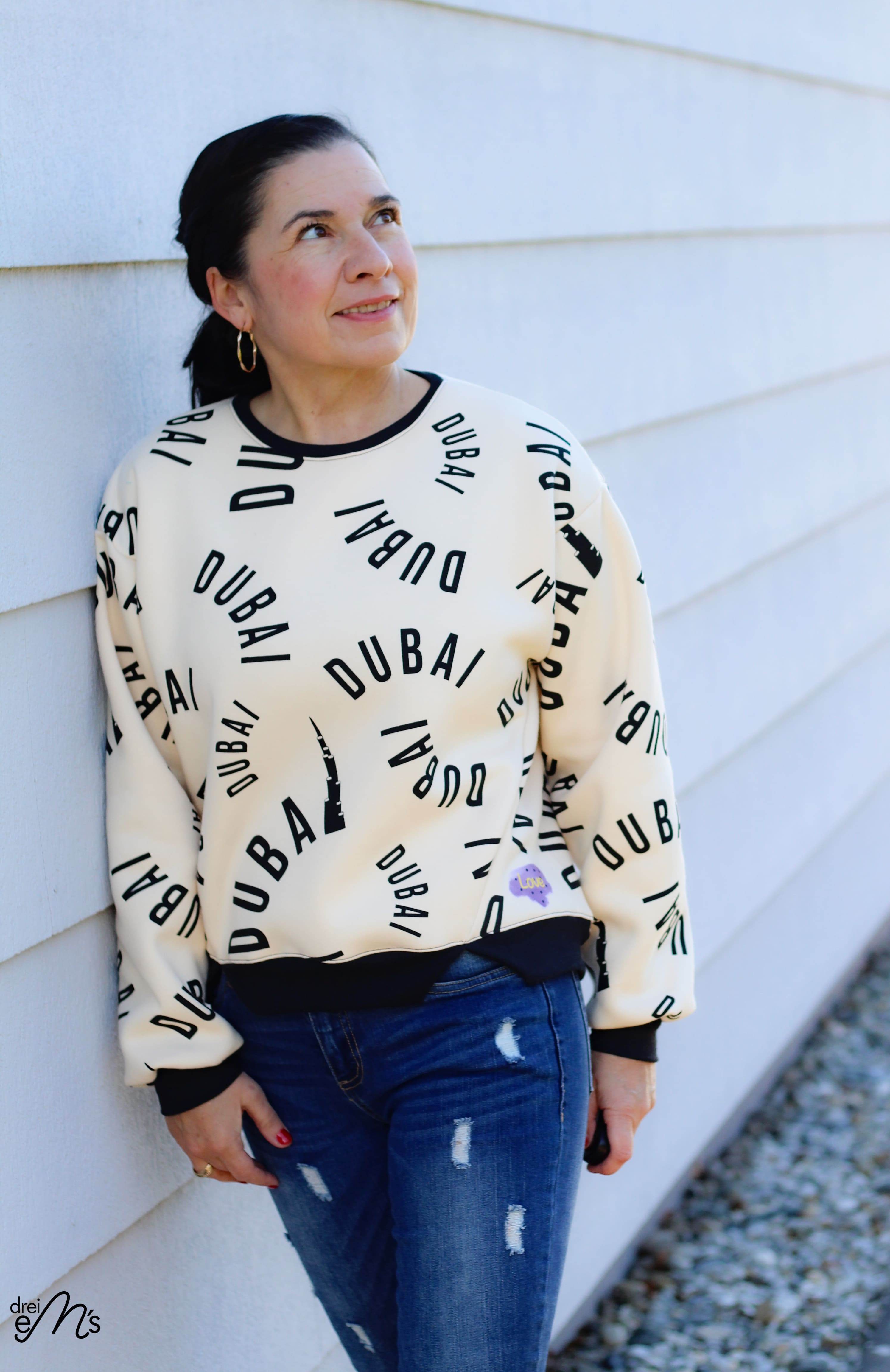 Schnittmuster Sweater RUBANO Gr. 32-56 inkl. gratis Plotterdatei : - Sewando