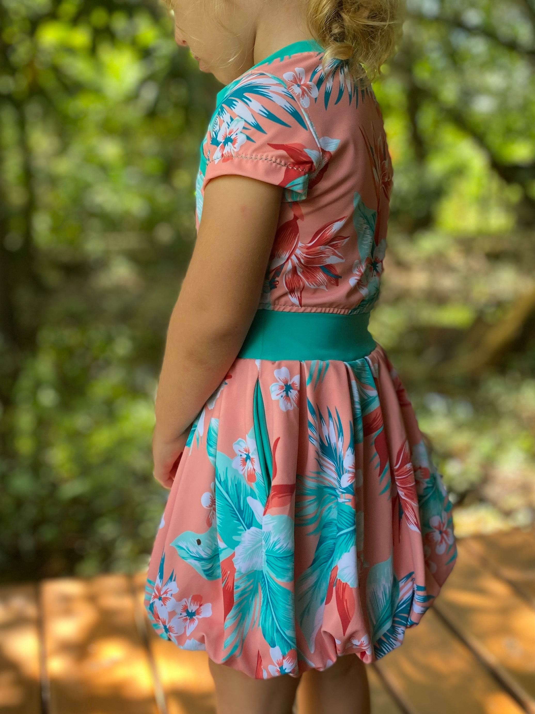 Schnittmuster Kleid für Mädchen Francine Gr. 74-164 - Sewando