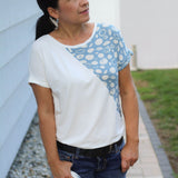 Schnittmuster Shirt PALUDO Gr. 32-56 + gratis Plotterdateen + gratis Schnittmuster Tuch : - Sewando