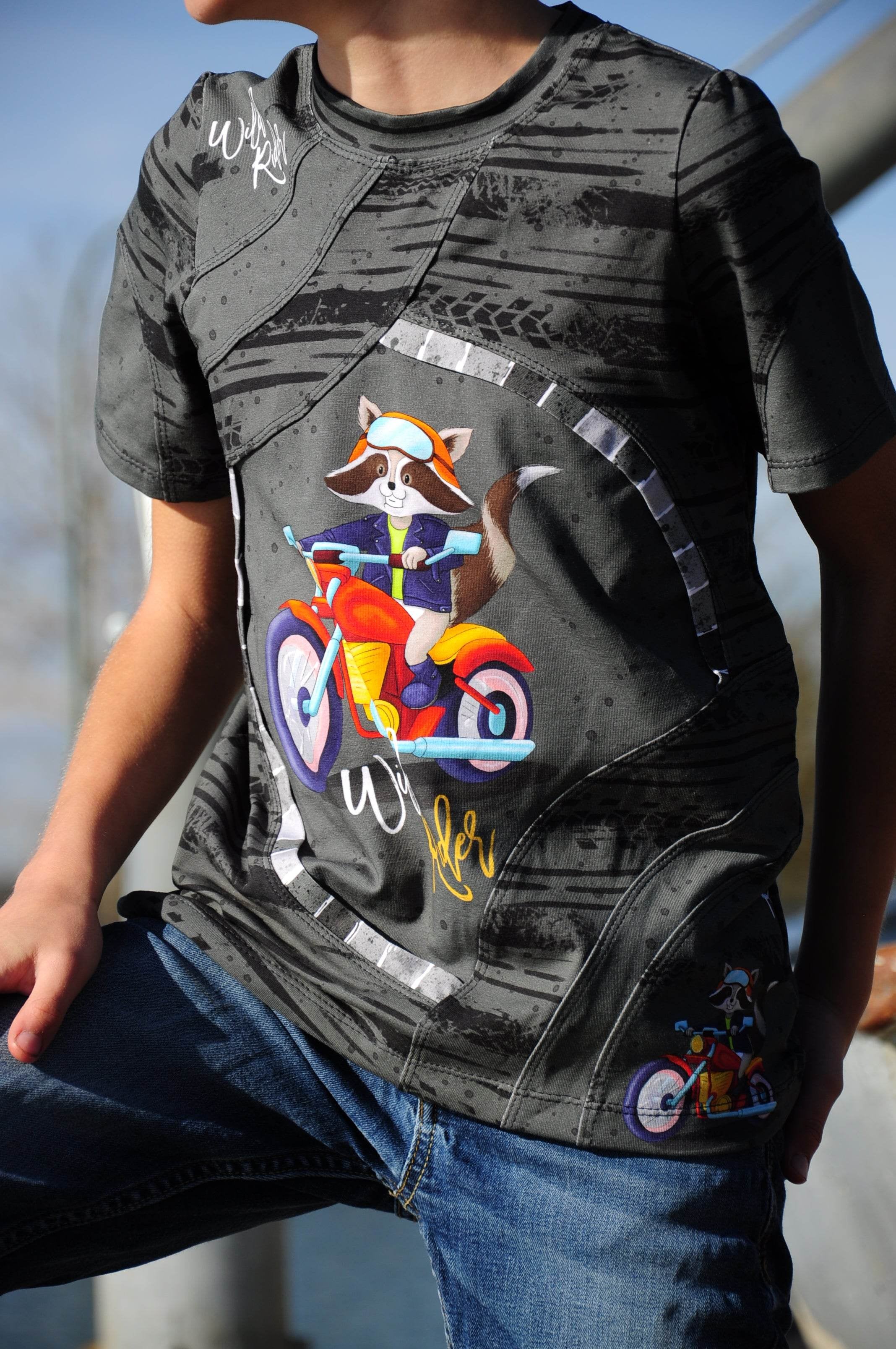 Schnittmuster *Big Wave Shirt* #T-Shirt Gr. 74-152 - Sewando