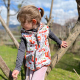 Main CasualVest - Kinderweste mit Kragen / Kapuze und Ohrenoption - Gr. 68-134 - Sewando