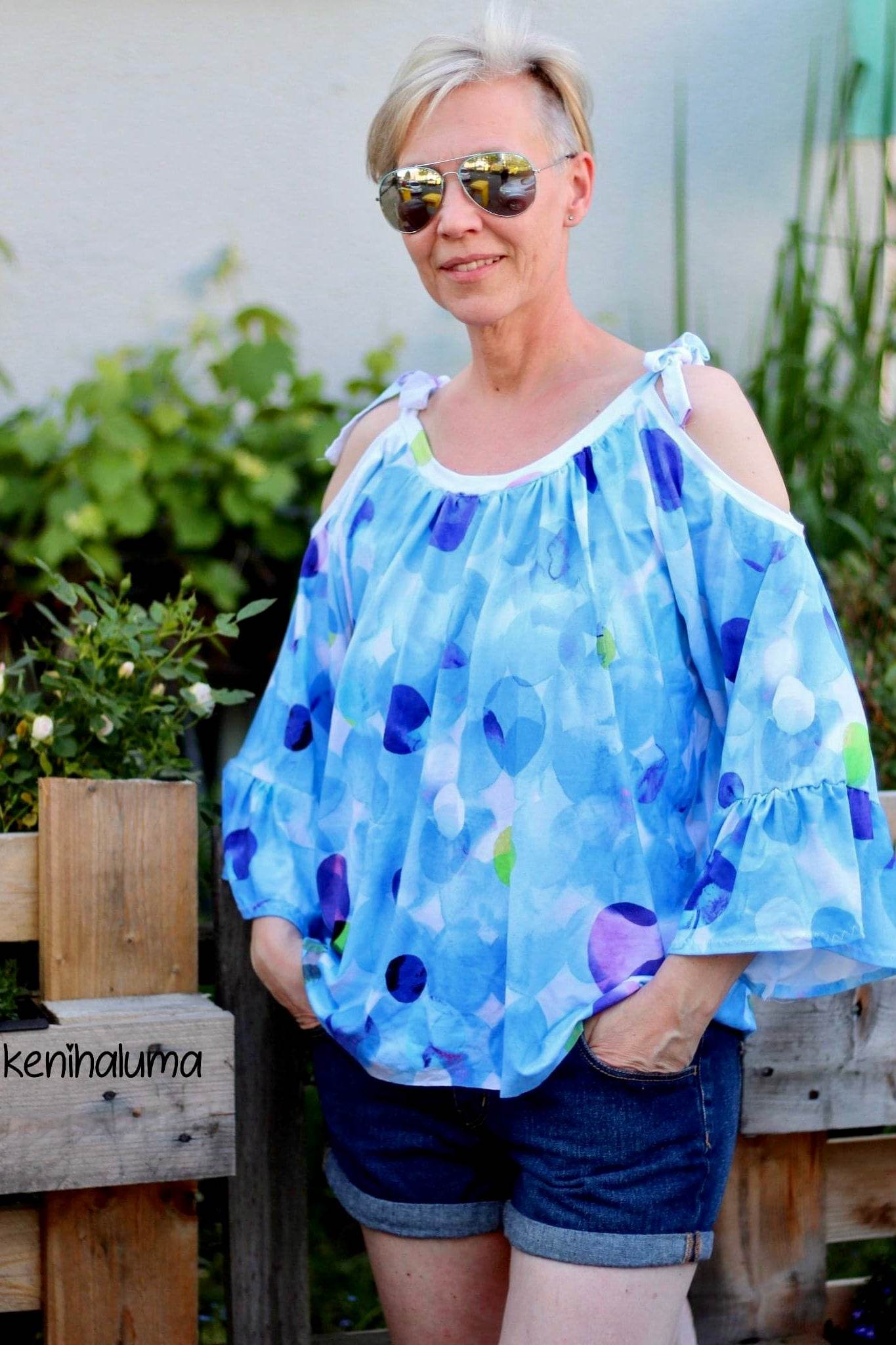 Schnittmuster Shirt / Kleid Makani, Grösse 32-54 - Sewando