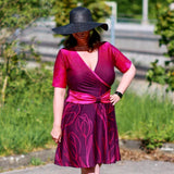 Schnittmuster Kleid / Shirt Lipine, Grösse 32-50 - Sewando