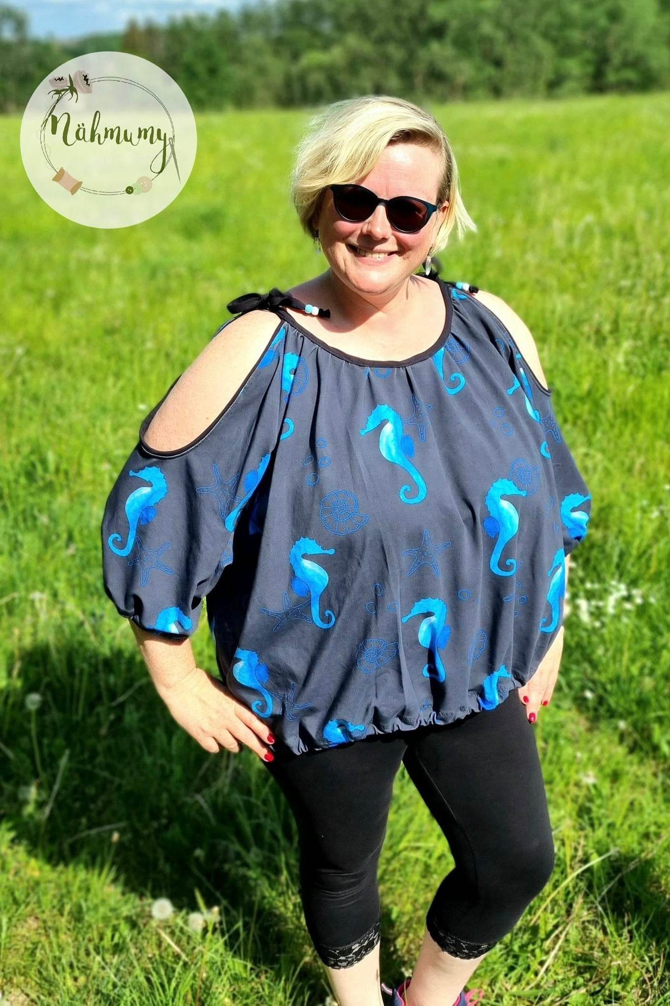 Schnittmuster Shirt / Kleid Makani, Grösse 32-54 - Sewando