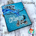 Digipapier-Set petrol-farbene Indische Muster - Musterpapier, Designpapier, Sublimation - Sewando