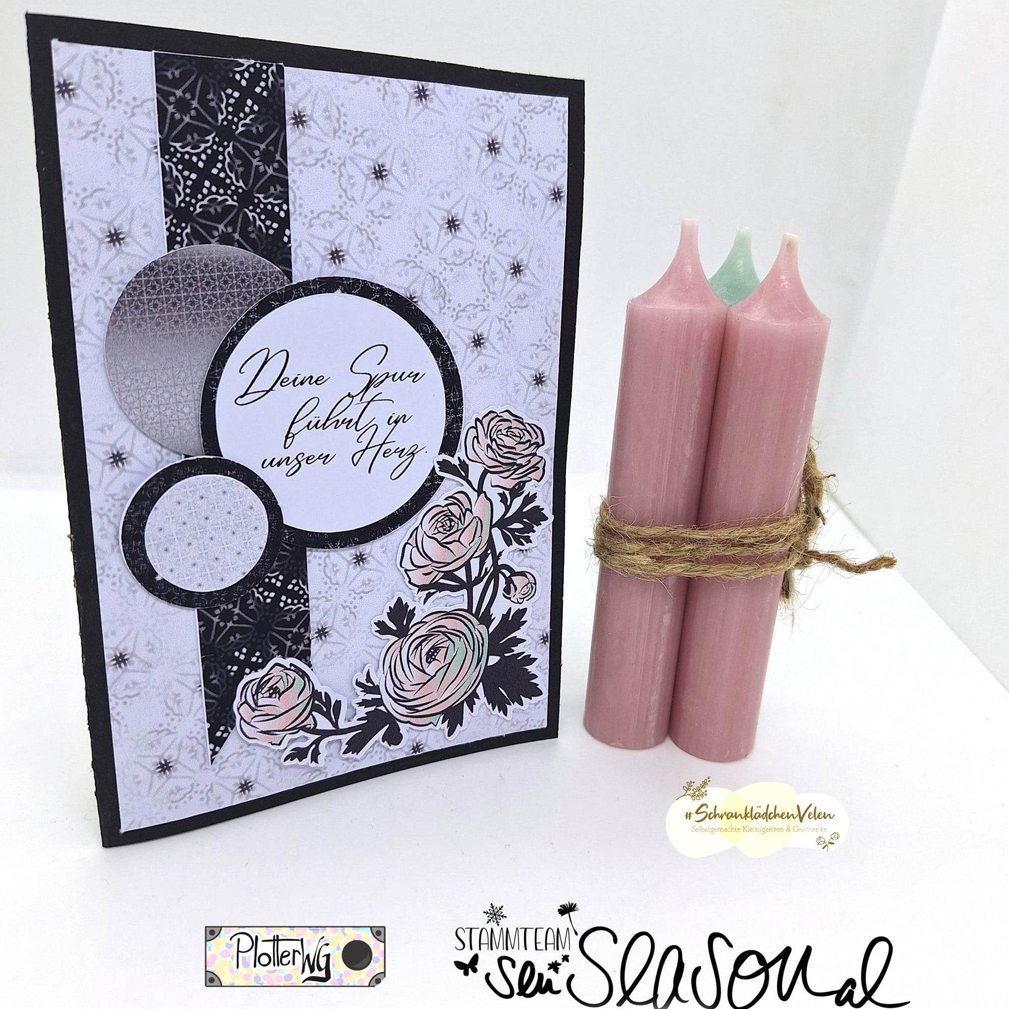 Digipapier-Set schwarz-weiße Indische Muster - Musterpapier, Designpapier, Sublimation - Sewando