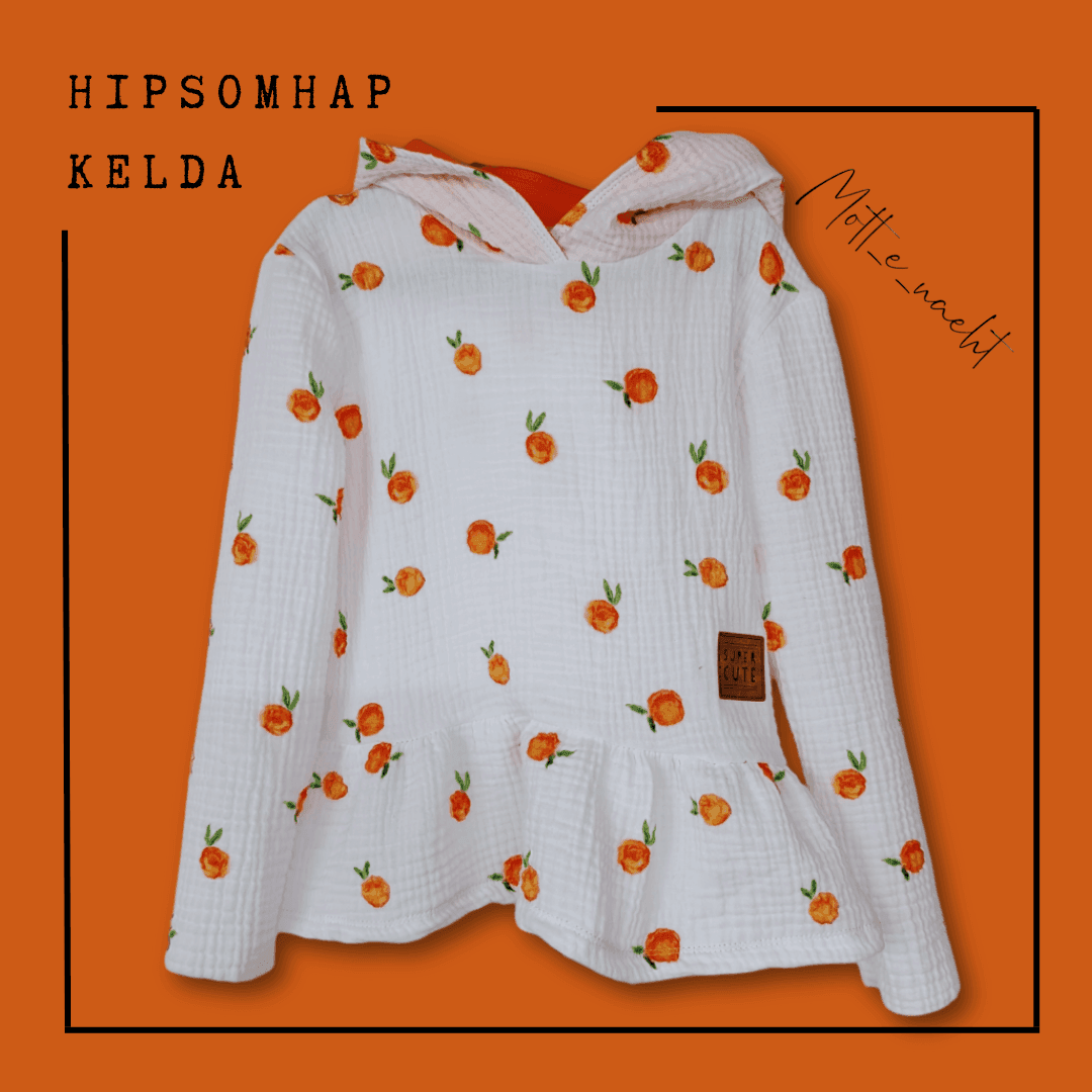 Sparpaket Schnittmuster Kelda Kapuzenpulli für Mädchen und Damen Gr 98- 134 und 32–48 - Sewando