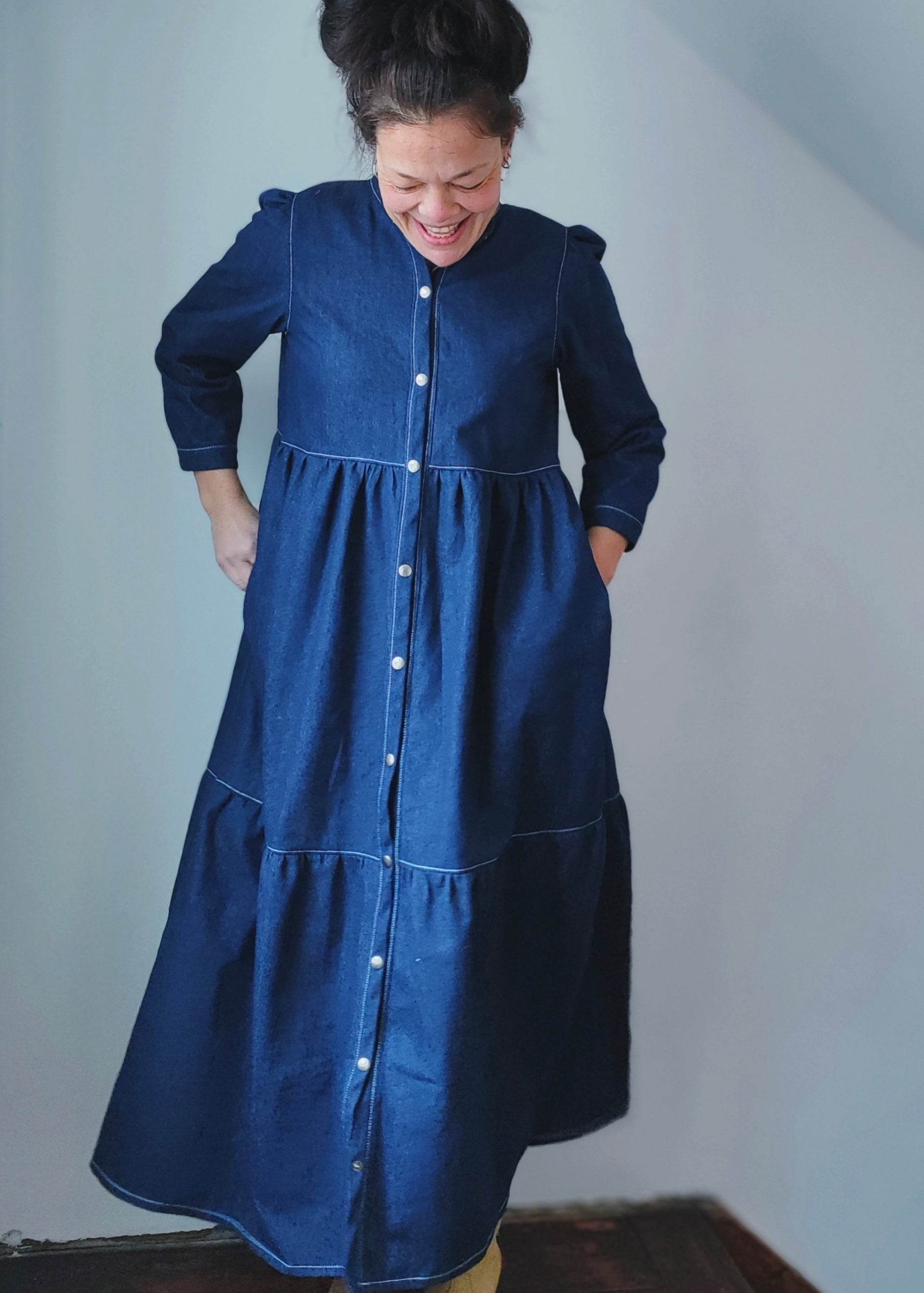 Schnittmuster Kleid Melli, Größe XS - XL : - Sewando