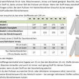 Schnittmuster Jessy – Oversized Pullover mit Rollkragen oder Halslochbündchen Gr. 34-50 / BU 80-116 - Sewando