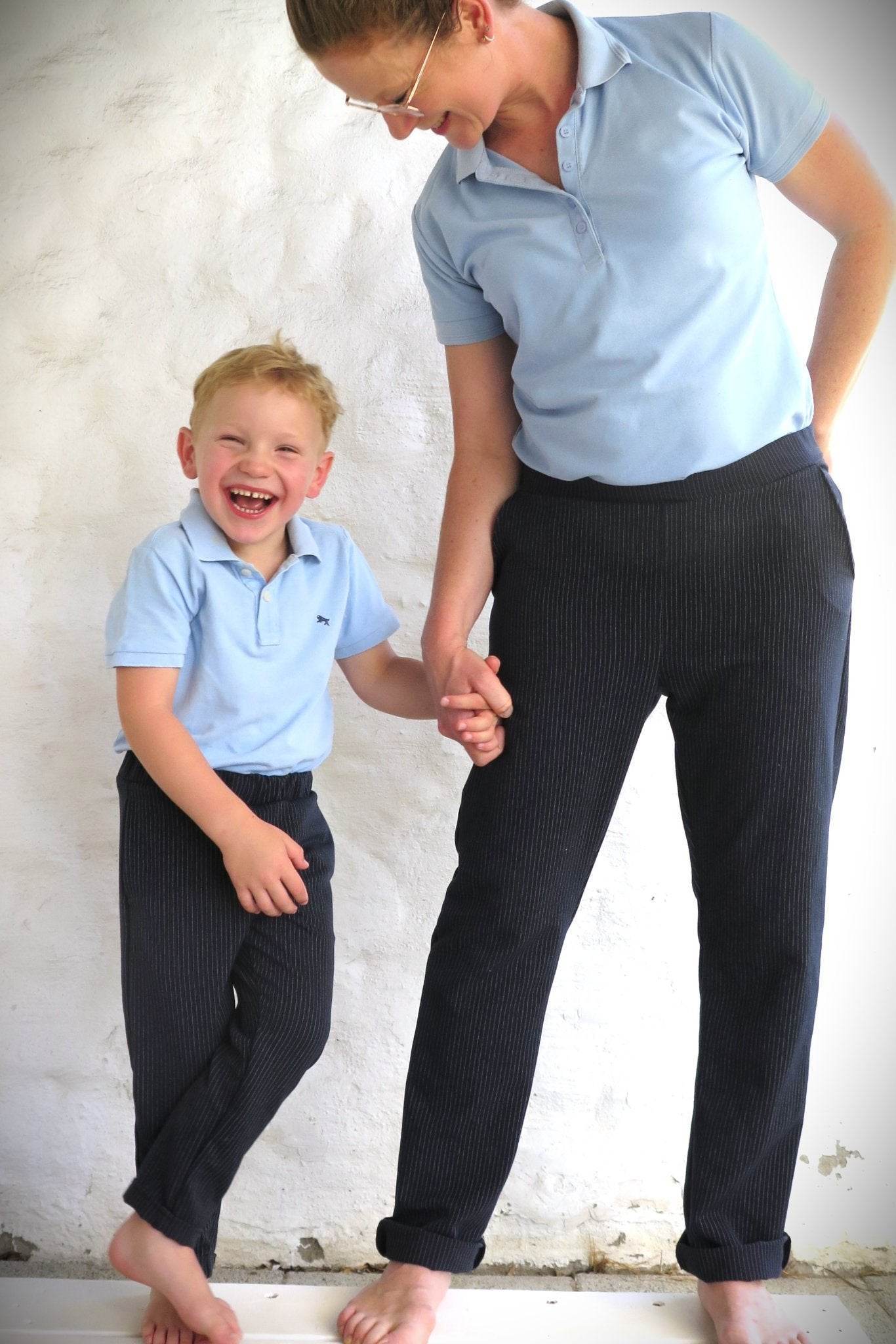 Schnittmuster Bunde Kinderhose Sollys und Damenhose Skat Gr. 56-140 und Gr. 32-50 - Sewando