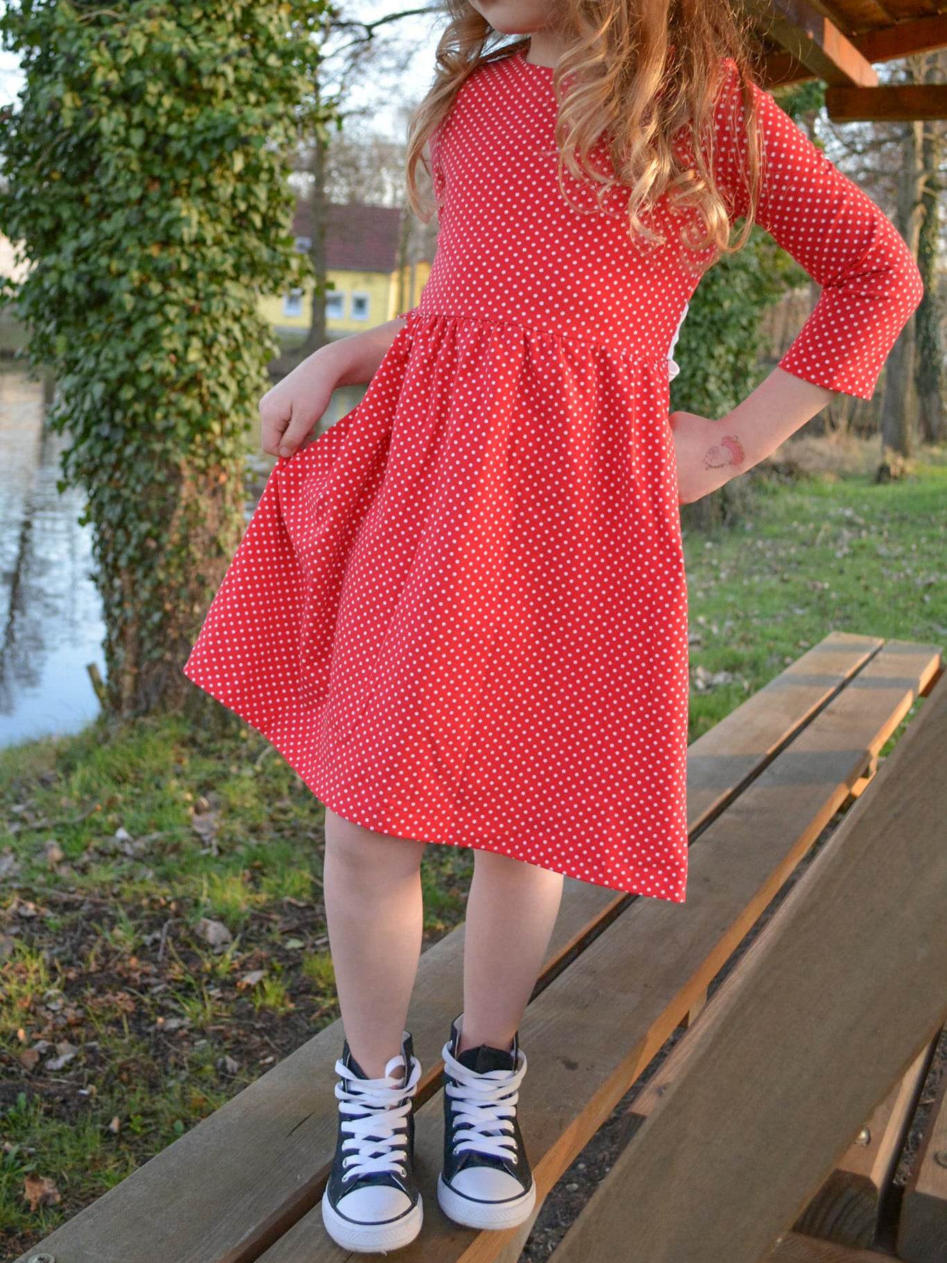 Kleid Noélia, Schnittmuster Grösse 86-152 - Sewando