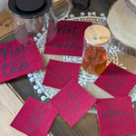 Plotter- und Laserdatei Not just Coffee - Sewando