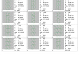 Stickdatei Schrift Triad Doodle ca. 95mm Set 987 Applikation - Sewando