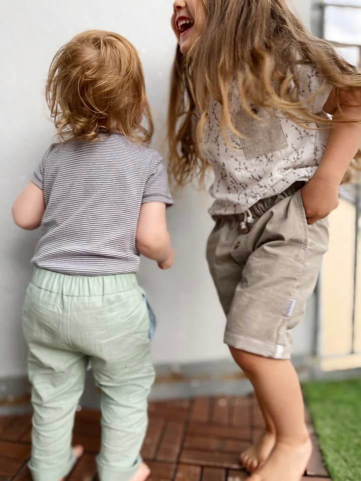 Schnittmuster Bunde Kinderhose Sollys und Damenhose Skat Gr. 56-140 und Gr. 32-50 - Sewando
