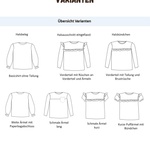 Schnittmuster Himmelsschimmer – Shirt Größen 86-152 : - Sewando