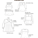 Schnittmuster Schleifenglanz – Tunika oder Kleid Größen 86-152 : - Sewando
