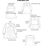 Schnittmuster Schleifenglanz – Tunika oder Kleid Größen 86-152 : - Sewando