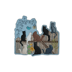 Katzen Stick Applikation ab 13x15 in 5 verschiedenen Größen - Sewando