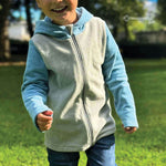 Schnittmuster vielseitige Kinder Fleecejacke Gr. 86 - 164 - Sewando