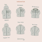 Schnittmuster vielseitige Kinder Fleecejacke Gr. 86 - 164 - Sewando
