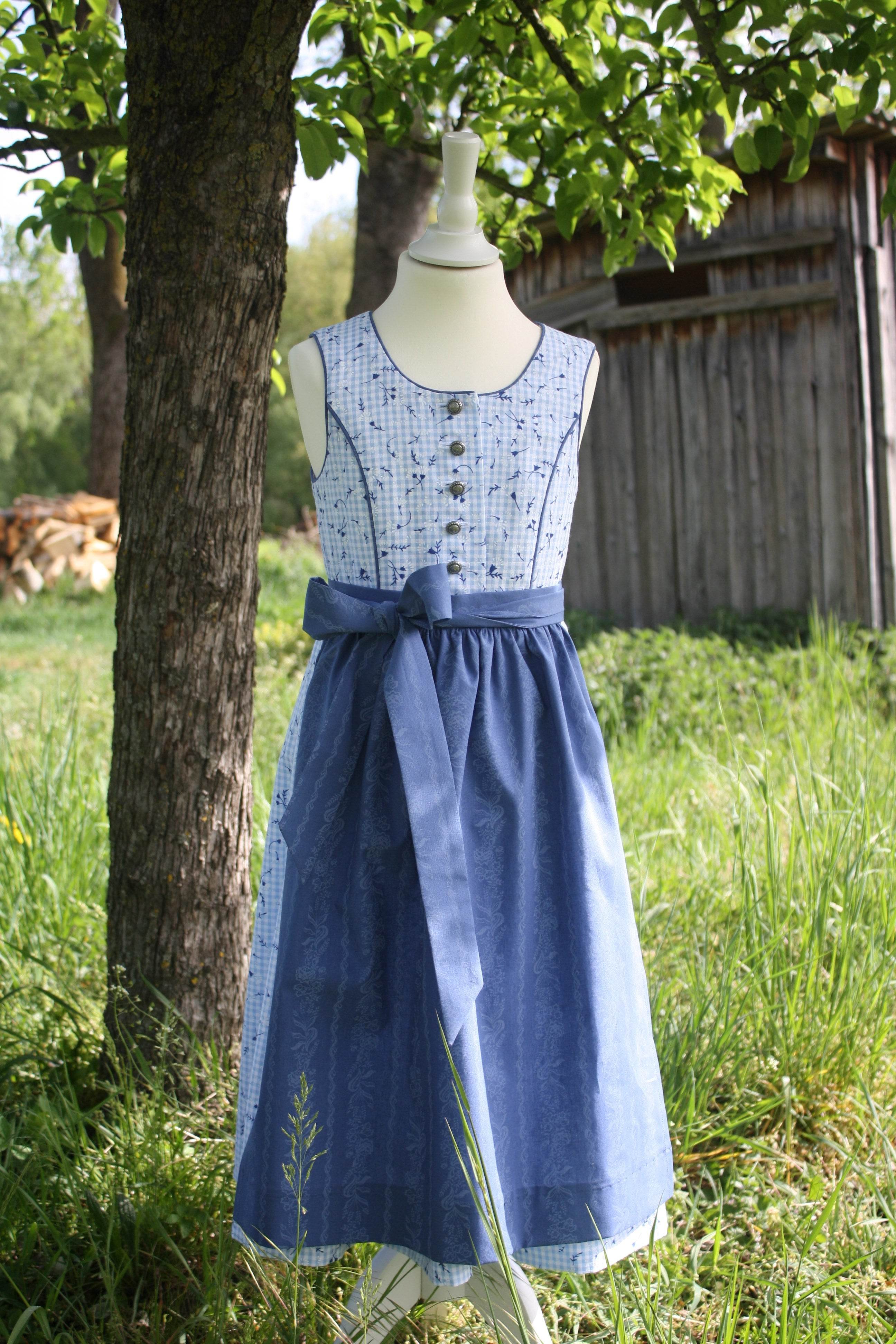 Schnittmuster Kinderdirndl Felia Gr. 122-158 - Sewando