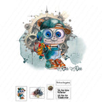 Bügelbild Roboter Dee Dee - Bügelbild zum Drucken - Sewando