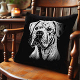 NEU Stickdatei Dogo Argentino "Brenda" - realistisch - FÜR DUNKLE STOFFE