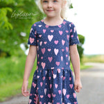 Kleid Jane – Schnittmuster für Kinderkleid & Tunika mit Kapuze Gr. 86-146 - Sewando