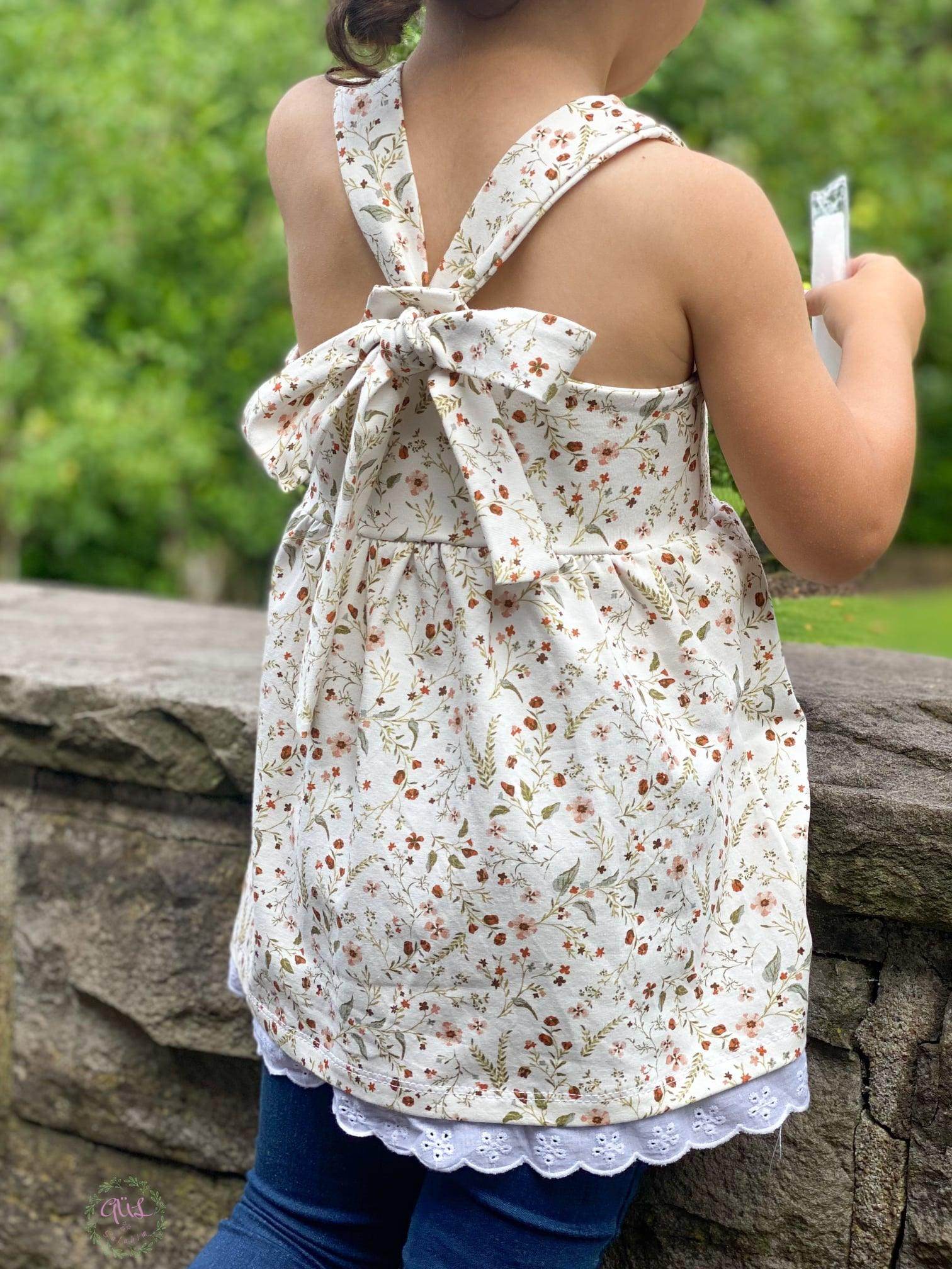 Stufenkleid Sharon – Schnittmuster für Sommerkleid & Top mit Raffung Gr. 74-164 - Sewando