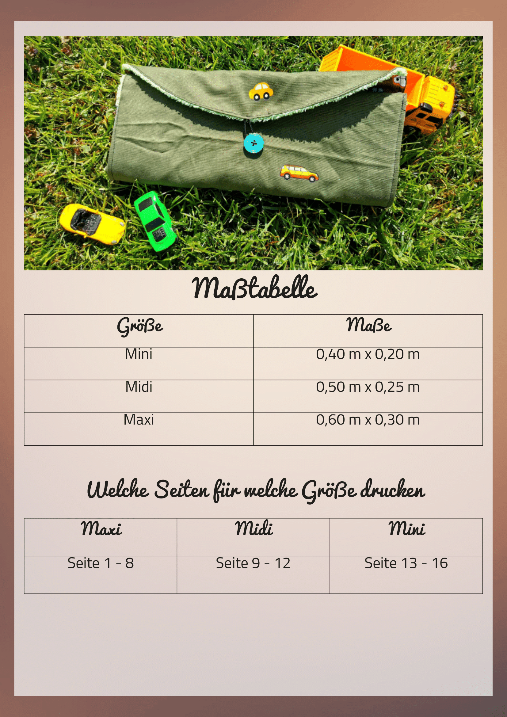 KlimBim Utensilo in 3 Größen (Haarschmuck, Spielsachen, Kosmetik, Medikamente) Schnittmuster - Sewando