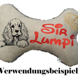 Stickdatei Cocker Spaniel  "Merle" - realistisch - FÜR HELLE STOFFE