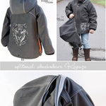 Mini Wetterheld Allwetter-Jacke, Winterjacke, Softshelljacke, Regenjacke für 69cm-104cm Körpergröße - Sewando