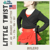 Schnittmuster / Sewing Pattern *Little Twist Bolero* Size 74-176 / 9m - 18 Years - Sewando