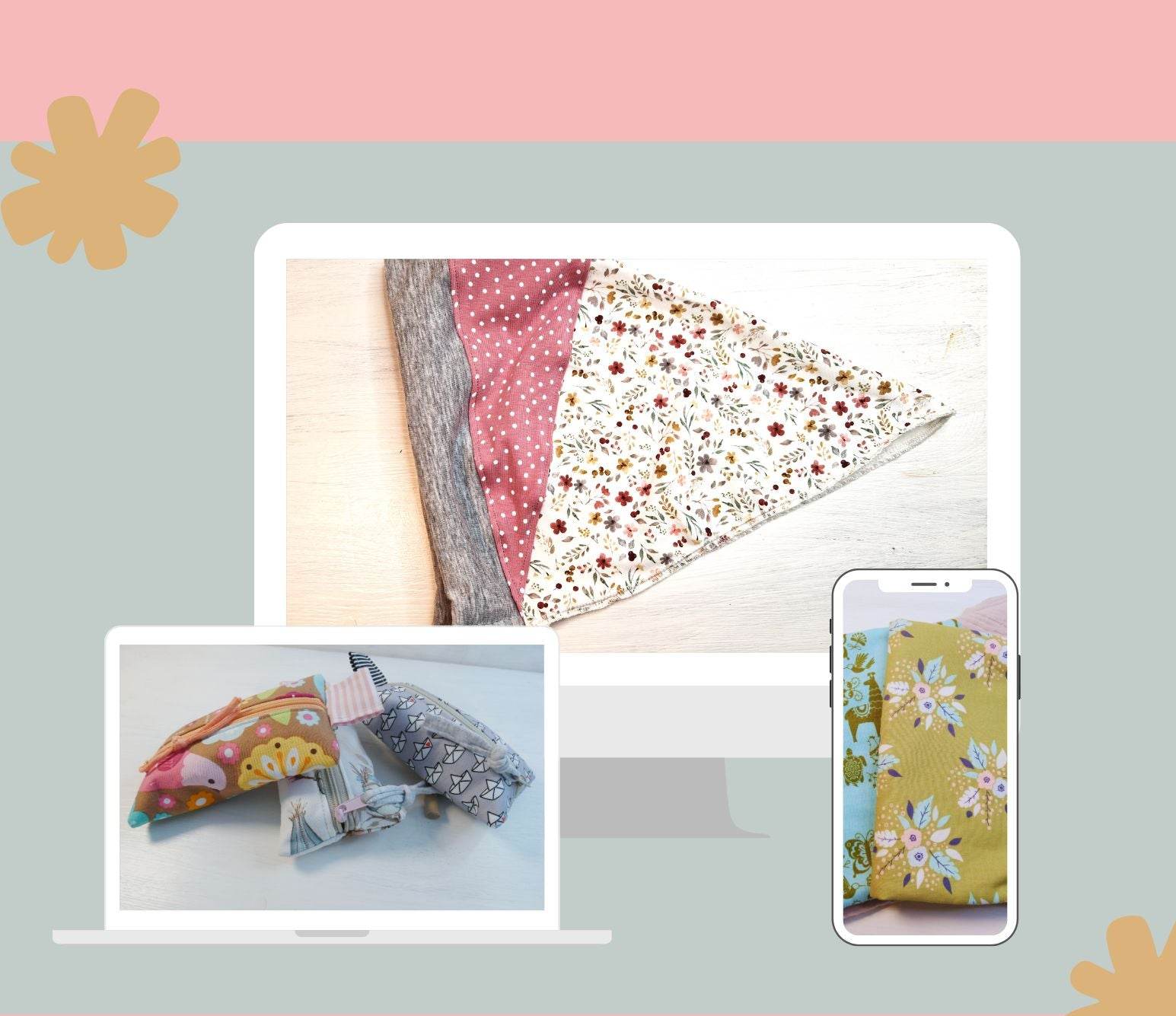 Nähanleitung Kopftuch Sunny - Sewando