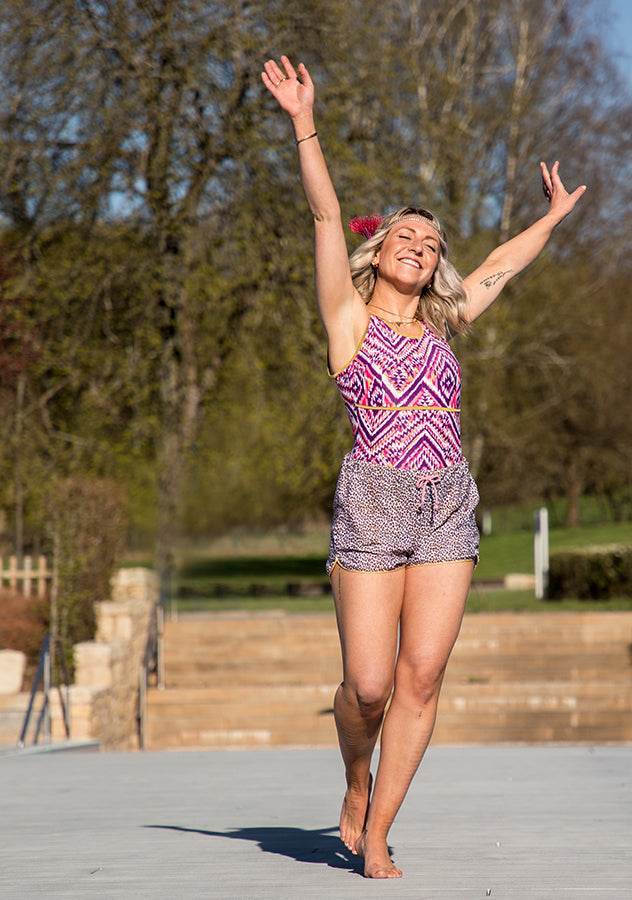 Bundle Badeshorts/ Shorts und Badeanzug #SportyShortstar & #SwimmySwimStar in REGULÄR & KURZGRÖßEN - Sewando