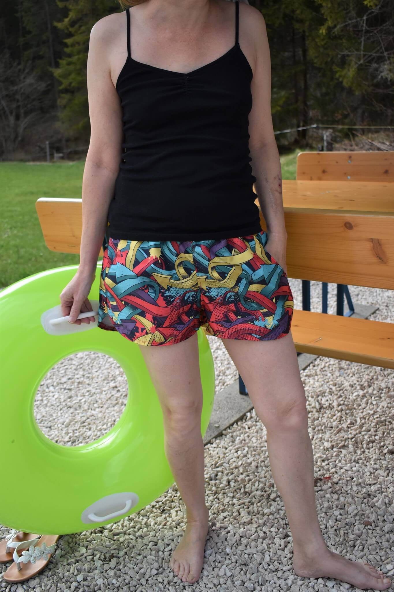 Bundle Badeshorts/ Shorts und Badeanzug #SportyShortstar & #SwimmySwimStar in REGULÄR & KURZGRÖßEN - Sewando