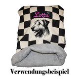 Stickdatei Irischer Wolfshund " Fred" - realistisch - FÜR HELLE STOFFE