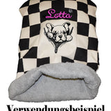 Stickdatei Französische Bulldogge "Enzo" - realistisch - FÜR HELLE STOFFE