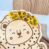 Laserdatei Blumensteckbild "Löwe" - SVG- inkl. Gewerbelizenz :