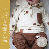 SHIRT "LASSE" - MINI | Nähanleitung und Schnittmuster | 3 Weiten Gr. 50-104