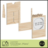 Lacercut Datei Fotorahmen "mama"