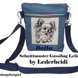 Stickdatei Chihuahua langhaar "Betty" - realistisch - FÜR HELLE STOFFE