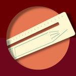 *Lesehilfe Lineal (mit Box 3 mm) * Laser-, 3D Druck- und Plotterdatei - Sewando