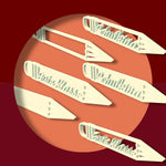 *Lesehilfe Lineal (mit Box 3 mm) * Laser-, 3D Druck- und Plotterdatei - Sewando