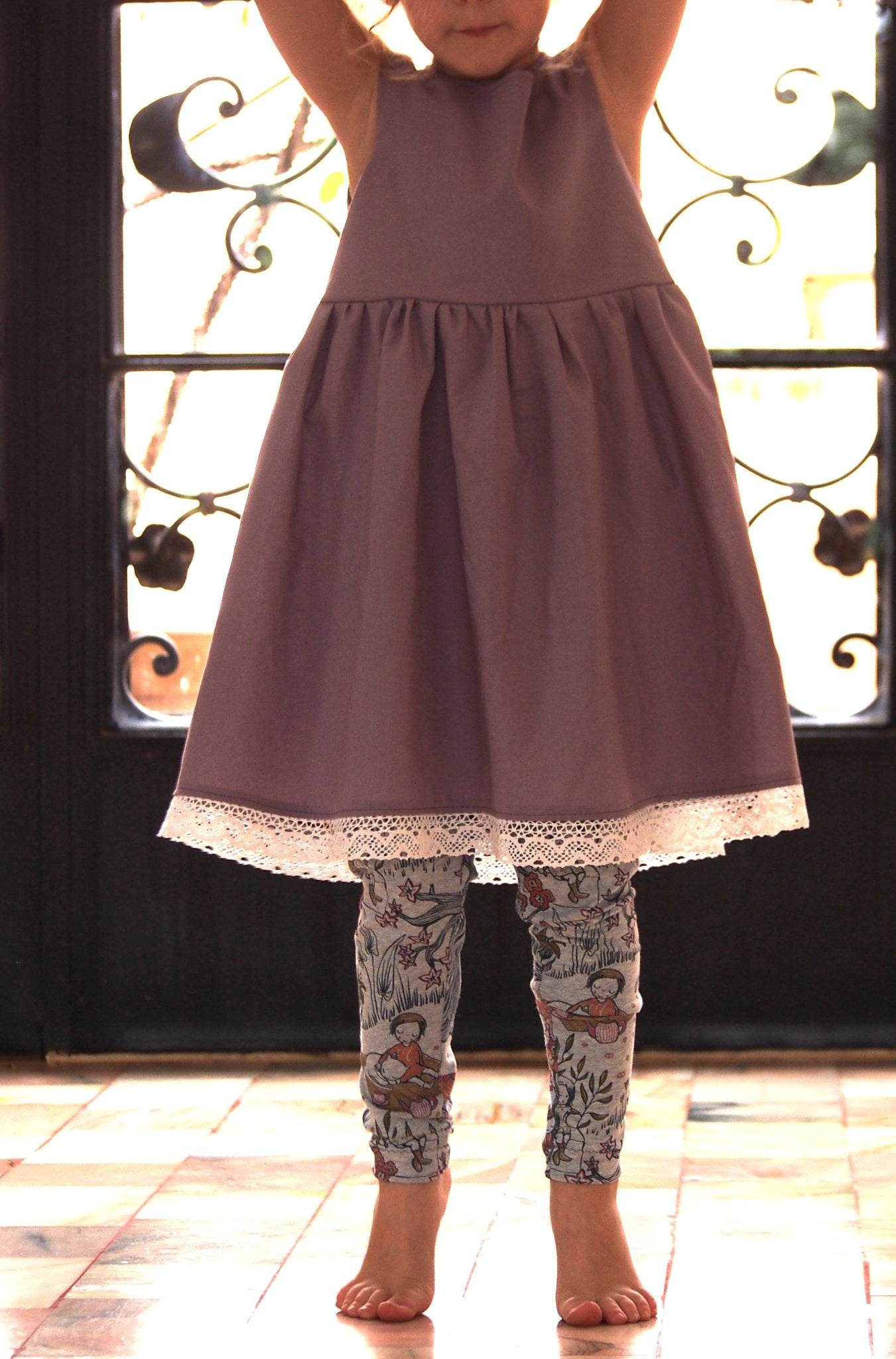Schnittmuster Mädchenkleid Lilje Gr. 56-164 - Sewando