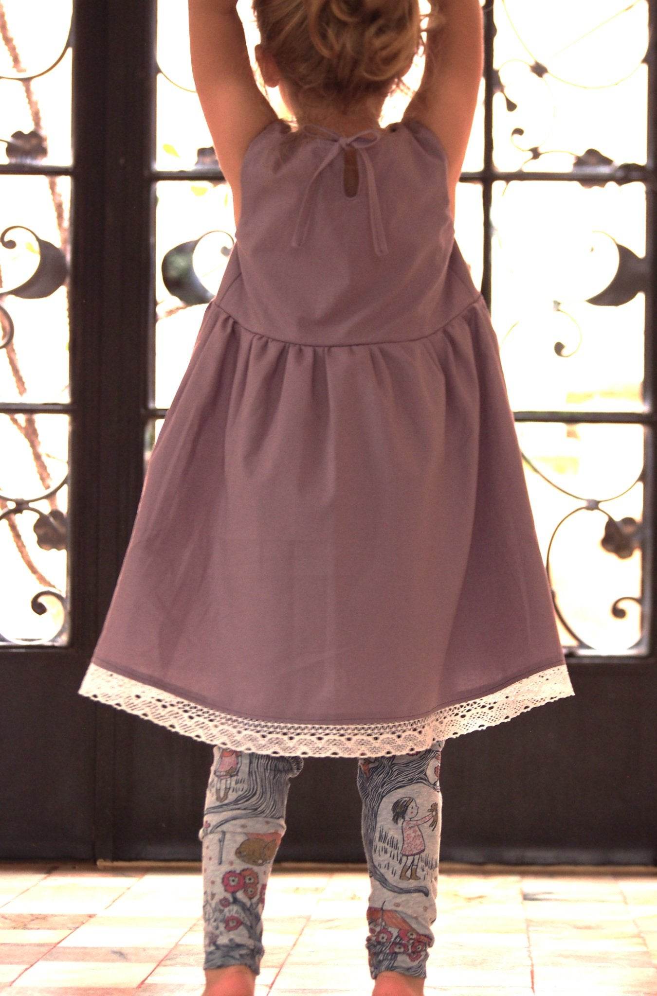Schnittmuster Mädchenkleid Lilje Gr. 56-164 - Sewando